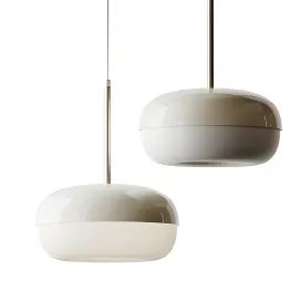 Blasverk beige pendant lamp
